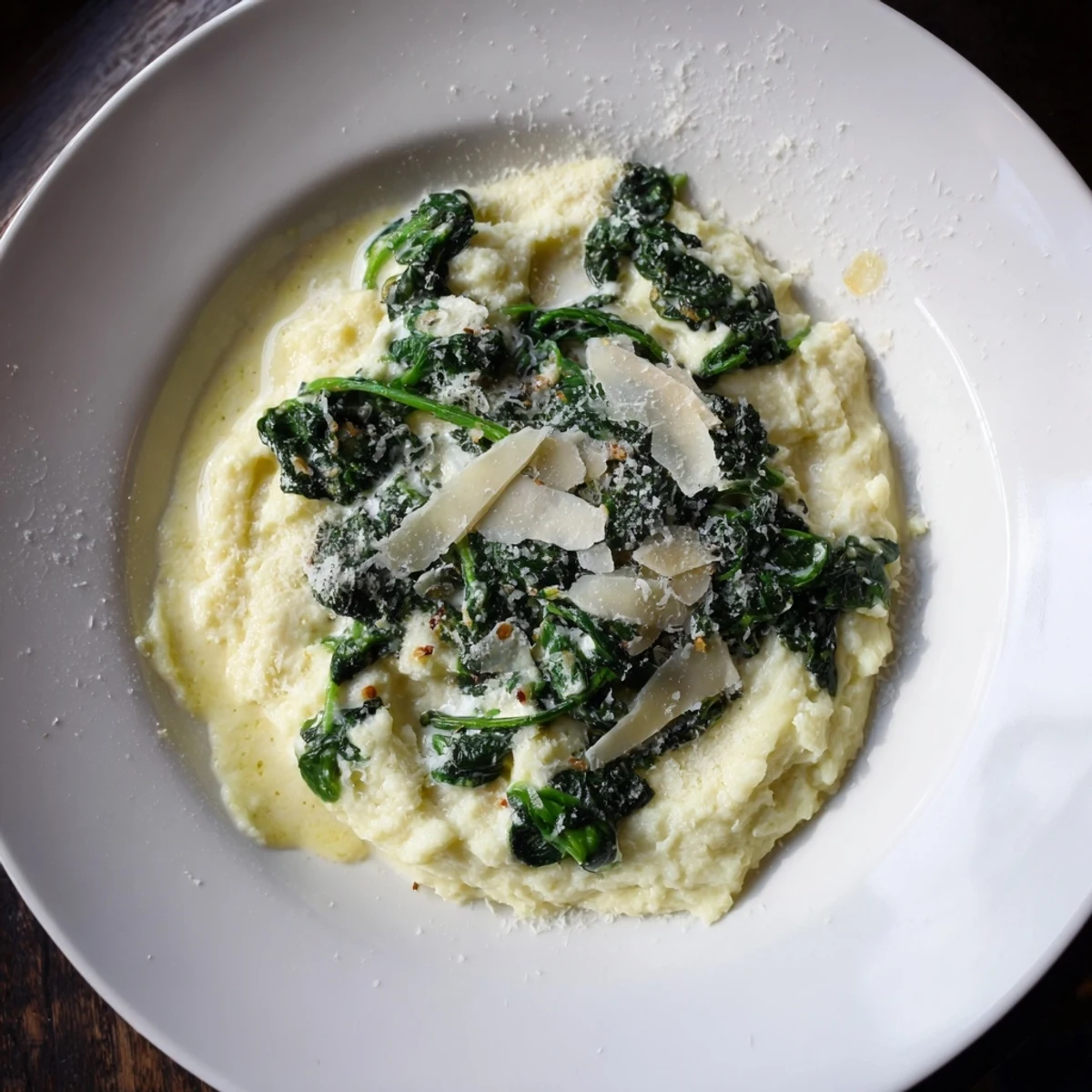 Imagine the creamy texture of Creamy Spinach and Parmesan Mashed Potatoes alongside a roasted chicken dinner tonight.