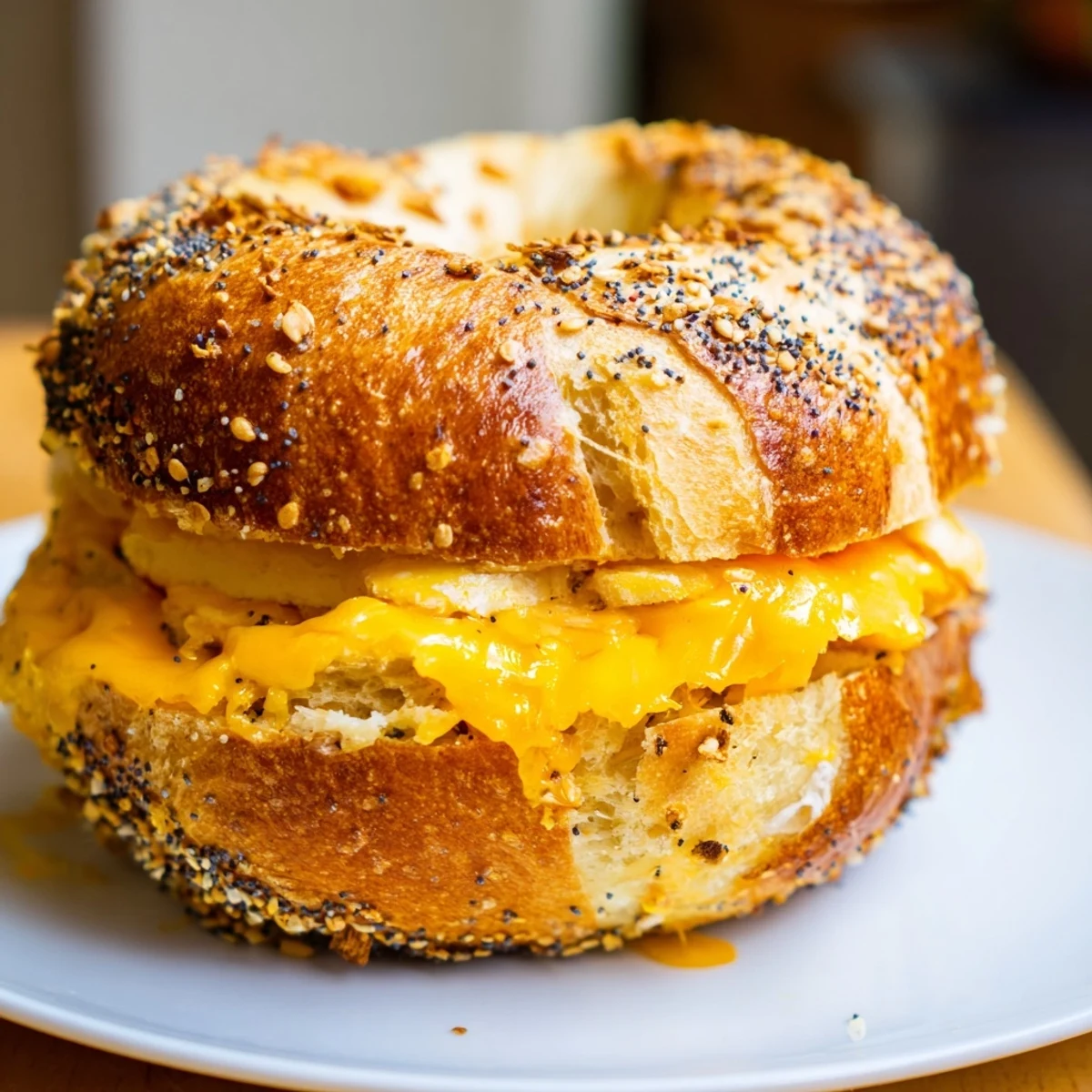 Savor the aroma of toasted bread and melting cheese in this Everything Bagel Grilled Cheese recipe.