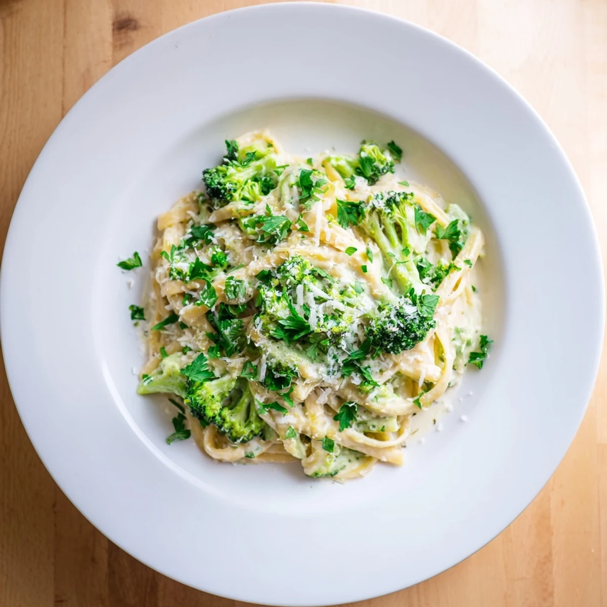 Bright One-Pot Lemon Broccoli Pasta steam in a skillet, with tender green florets and silky garlic sauce ready to serve.  