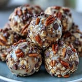 1. Soccer Game Snacks: Energy Balls with Oats and Chocolate Chips - Wholesome, no-bake bites packed with oats, peanut butter, and chocolate chips for a quick energy boost.  