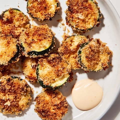 Crispy Baked Zucchini Rounds