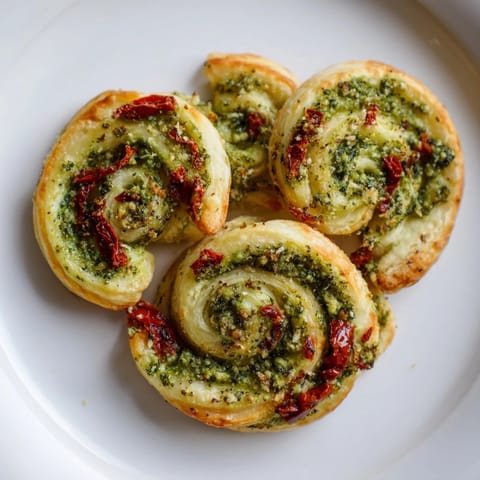 Sun-Dried Tomato Pesto Palmiers
