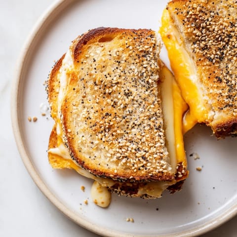 Everything Bagel Grilled Cheese