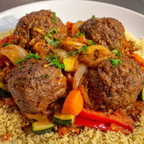 North African Couscous Kefta