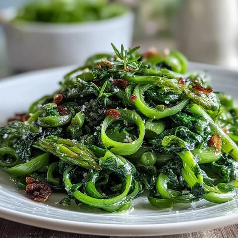 A vibrant shaved asparagus and pea salad with lemon dressing, topped with Parmesan and toasted pine nuts for a fresh, crisp bite.
