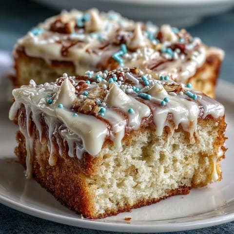 Fluffy vanilla sheet cake topped with creamy vanilla buttercream and festive graduation decorations for a celebratory dessert.