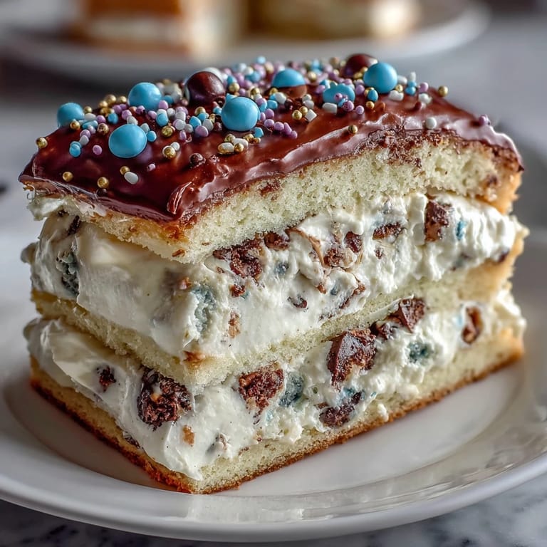 Classic vanilla sheet cake with smooth buttercream frosting and colorful graduation sprinkles, perfect for class of 2026 celebrations.