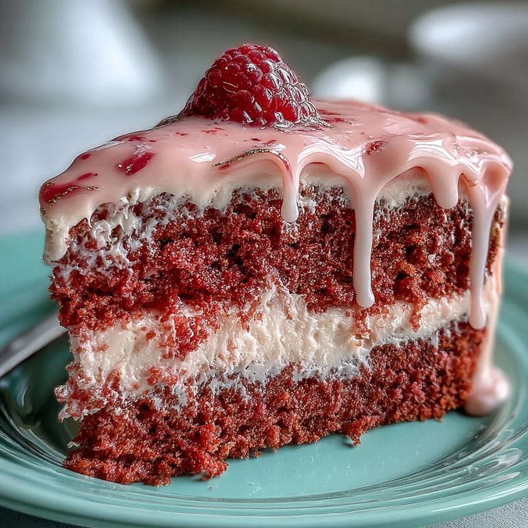 A blush-pink Bridal Shower Rosé Velvet Cake, ready for a celebration.