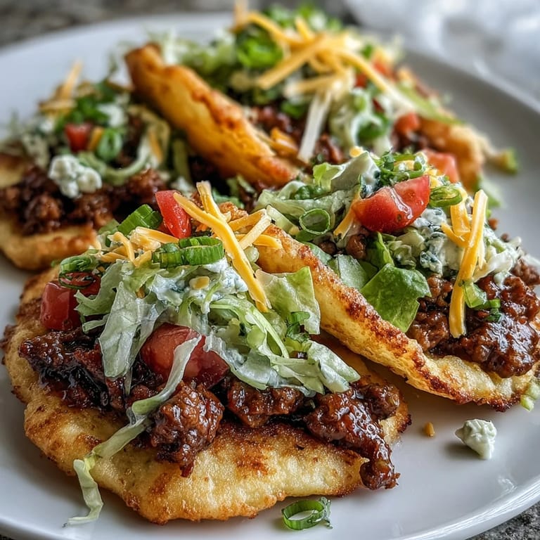 Light and airy cloud bread tacos featuring spiced ground beef for a delightful gluten-free meal.
